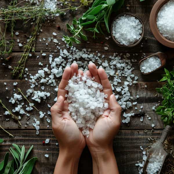تصویر 2 از نمک خوراکی دریایی طبیعی و خالص
